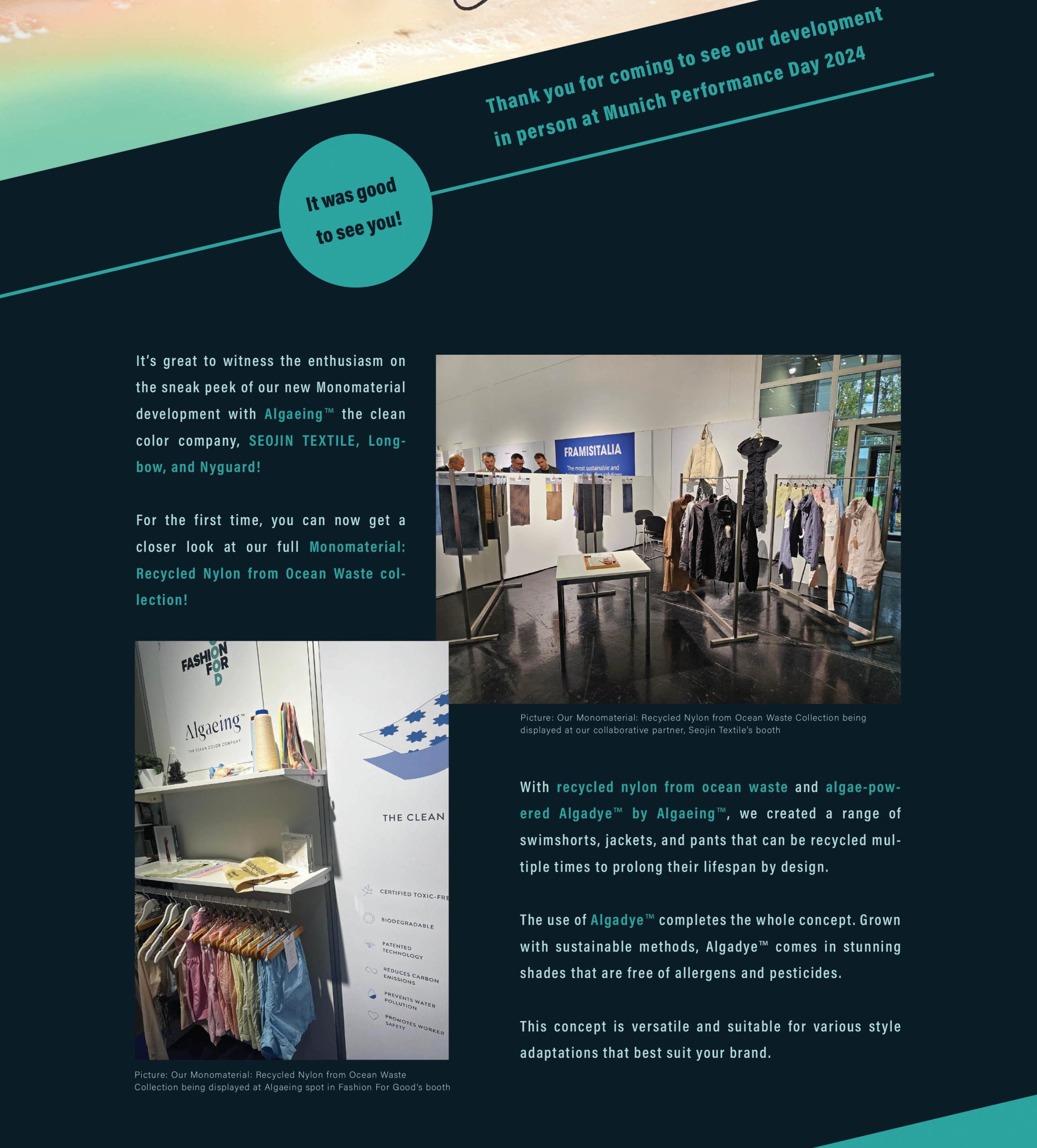 Recycled Nylon Ocean Waste-Nov